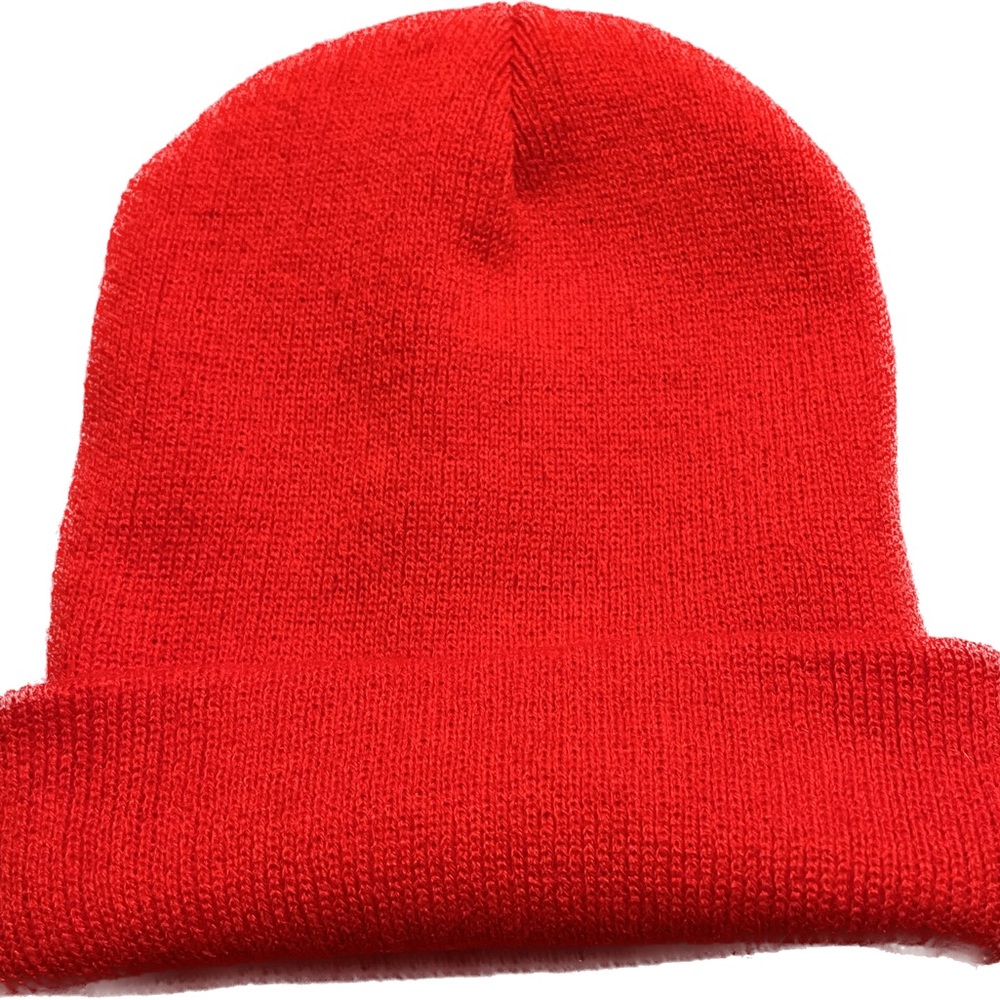 red beanie